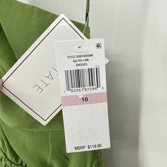 1. State Womens Size 10 Green Boho Beaded Cut-Out Halter A-Line Midi Dress NWT - Picture 10 of 14